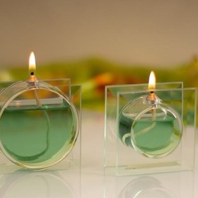 شمع شیشه‌ ای کوچک و کاربردی برای دکوراسیون